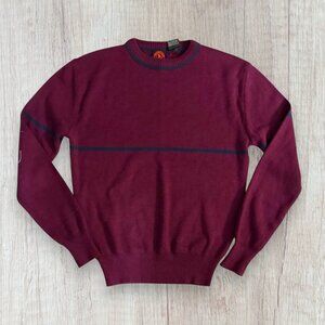 Mountain Goat Vintage Burgundy Ski Crewneck Sweater Unisex Mens M / Womens L